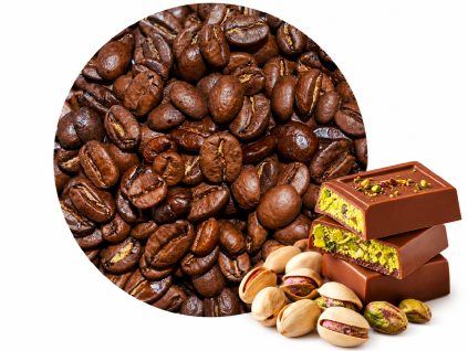 Arabica Dubajská Čokoláda – káva s čokoládou a pistáciemi