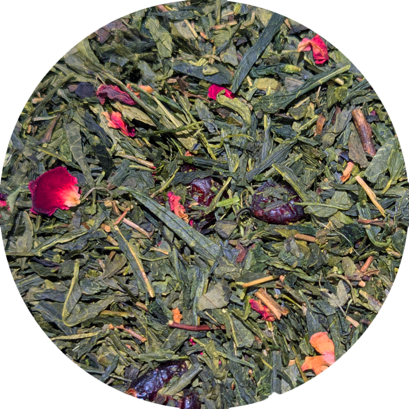 Green tea blend. Sakura (Cherry)
